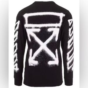 MEN’S OFF- WHITE SPRAY ARROW LONG SLEEVE SIZE L